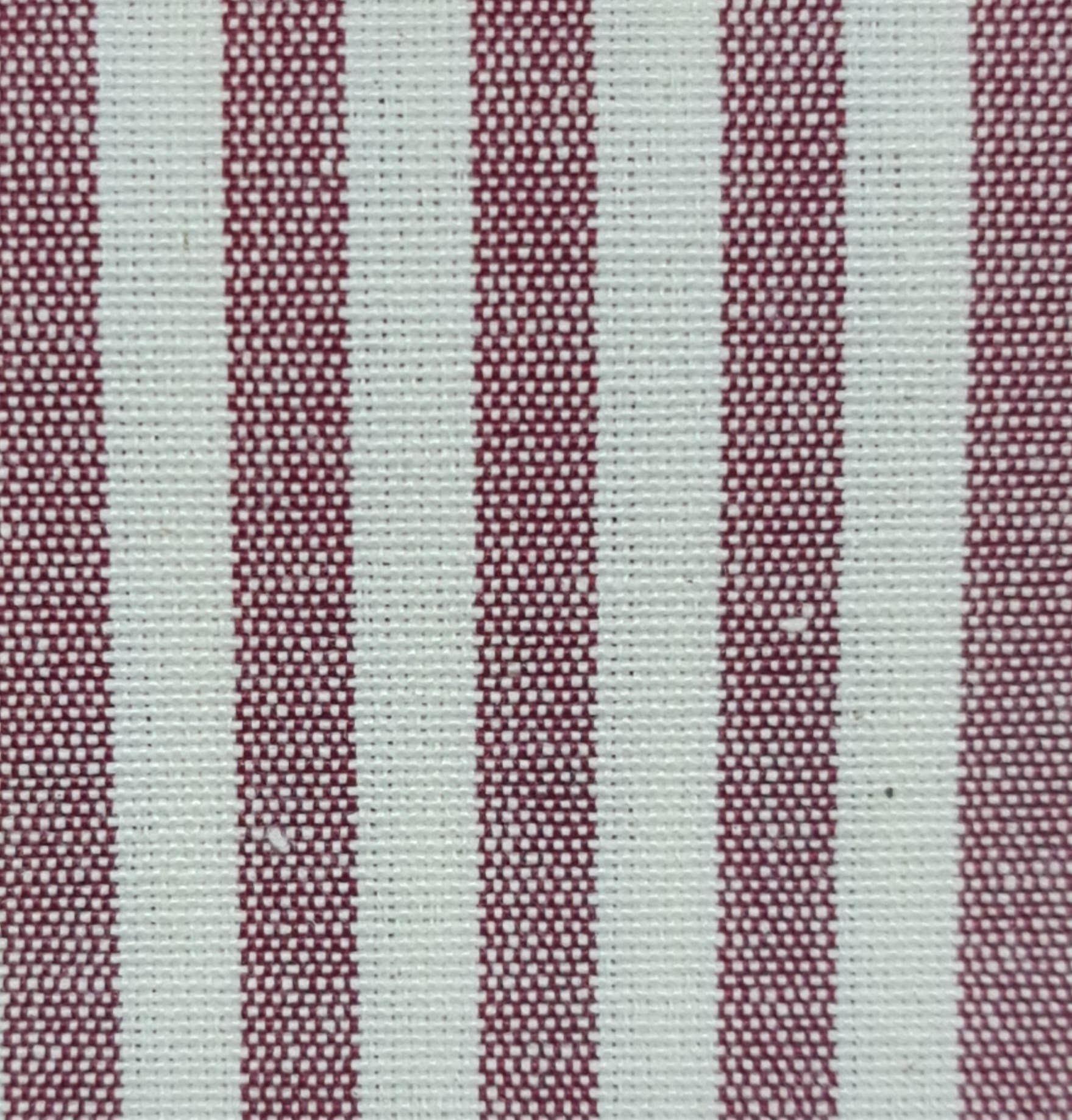 Lunaria Lab – Decoração de Natal por atacado – Laço acolchoado em algodão listrado fino 14x15 cm8