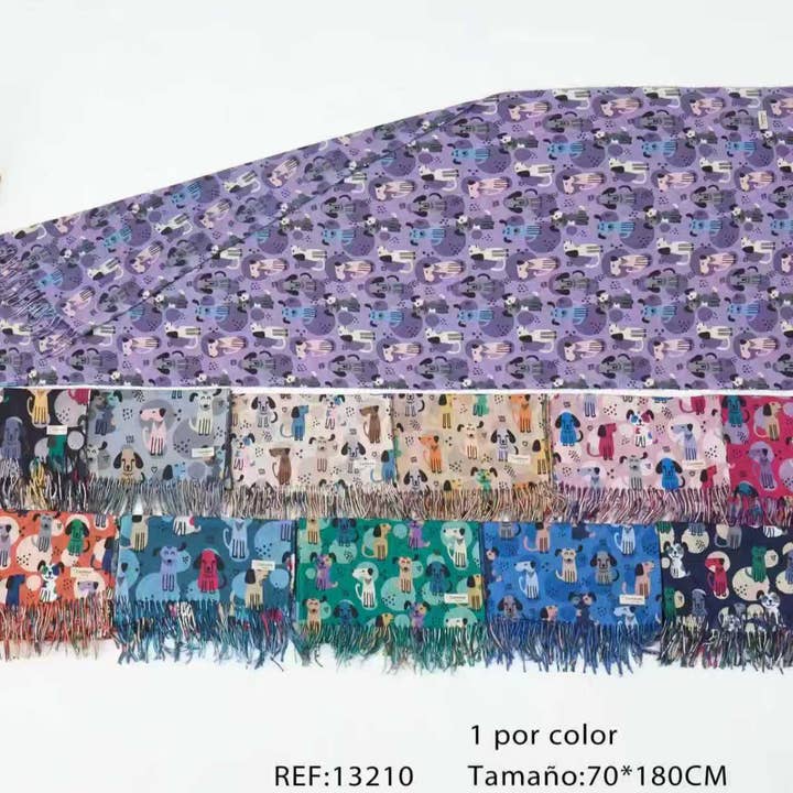 Nola by bijusol - Wholesale Scarf - Women's - Soft Touch Wool Winter Scarf 132100