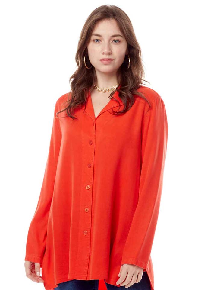 Tianello TENCEL™ "Sharon" Blouse for wholesale by Tianello