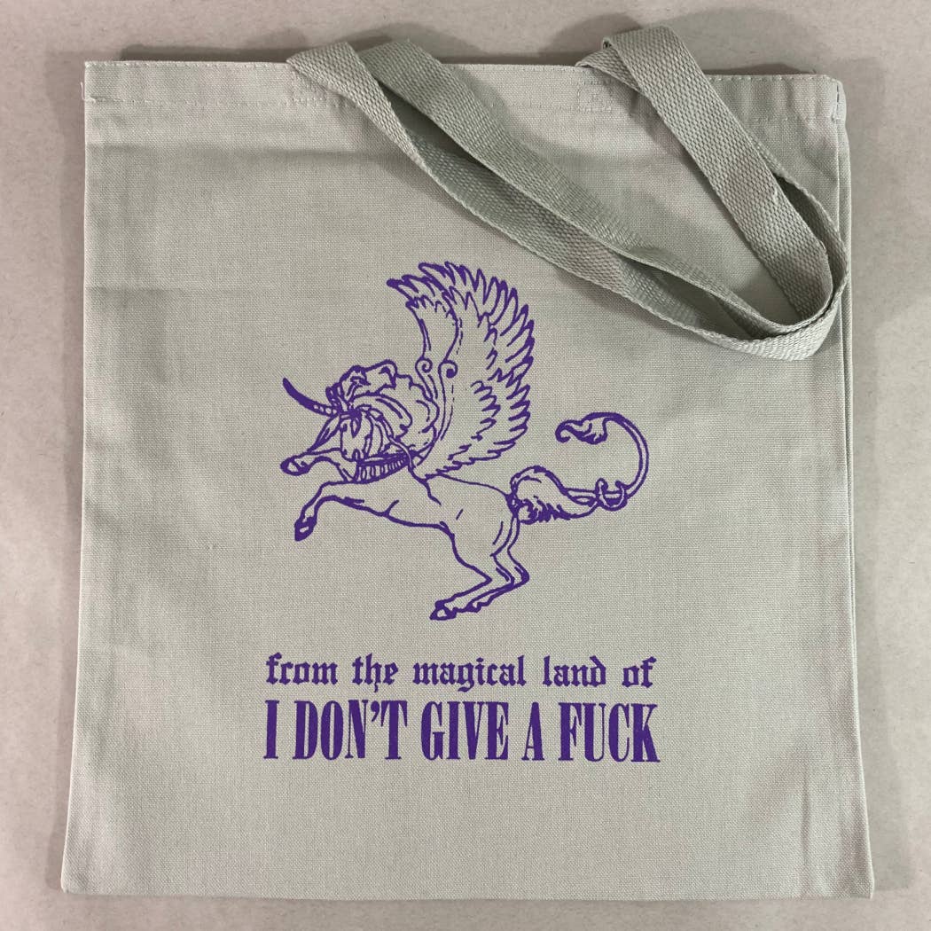 Rx Letterpress - Vendita all'ingrosso Borsa tote - Unisex - Magical Land of I Don't Give a [Explicit] | Borsa in tela4