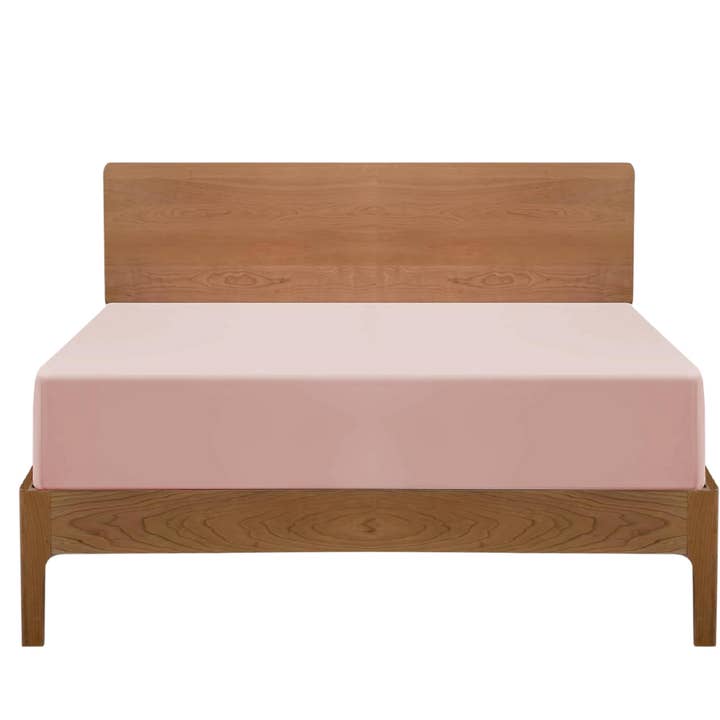 Pink Microfiber fitted sheet 12 Inches Deep 100% Polyester for wholesale by The Fitted Sheets