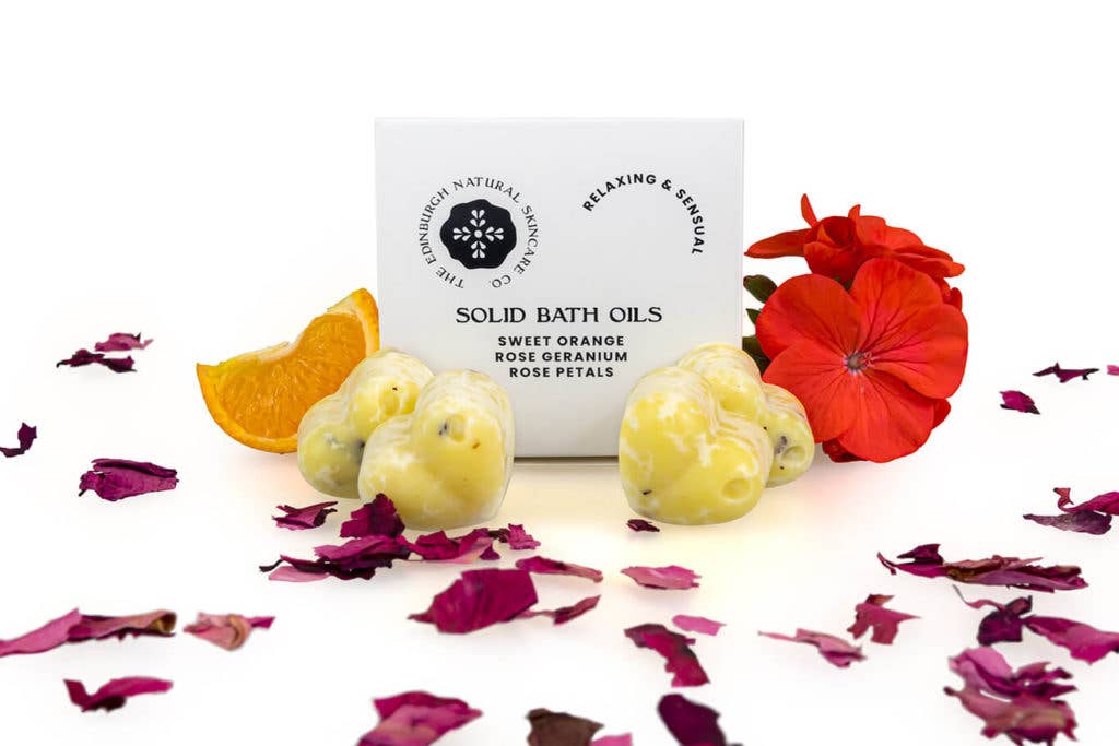 The Edinburgh Natural Skincare Company - Wholesale Bath/Body Oil - Orange and Geranium Solid Bath Oils3
