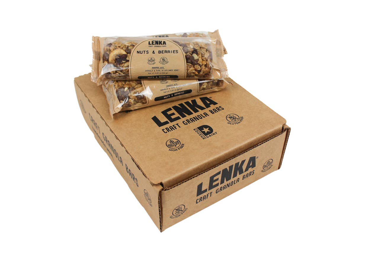 Lenka Craft Granola Bars - Wholesale Snack Bar - Nuts and Berries Granola Bar4