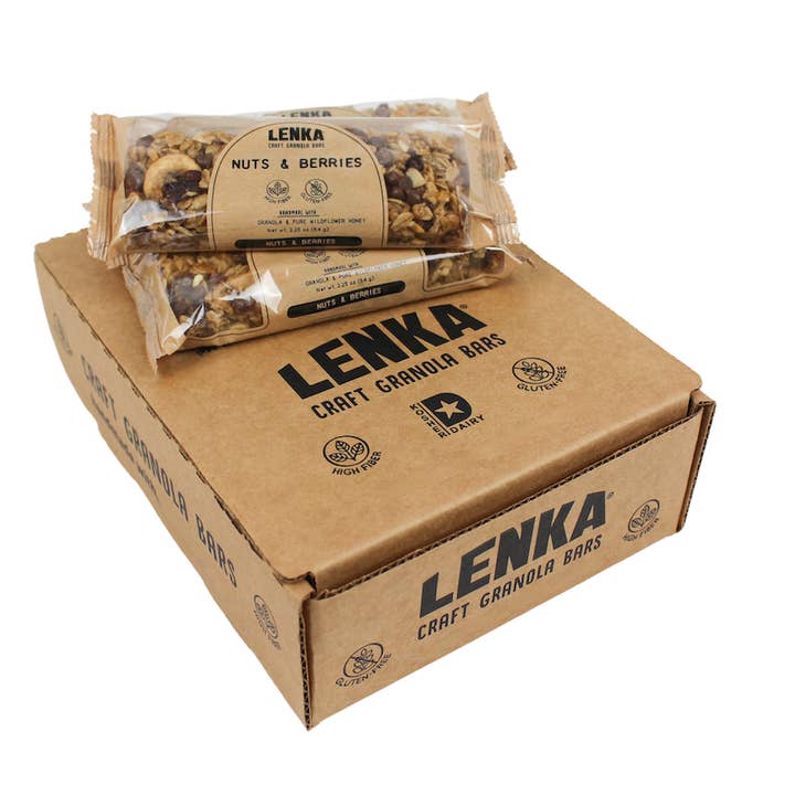 Lenka Craft Granola Bars - Wholesale Snack Bar - Nuts and Berries Granola Bar4
