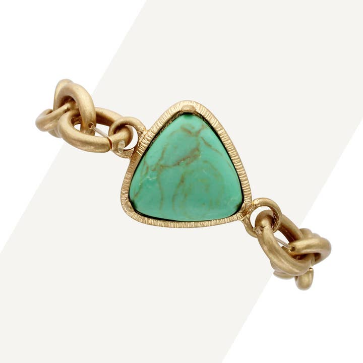 Geo Stone Bracelet for wholesale by Olivia Welles