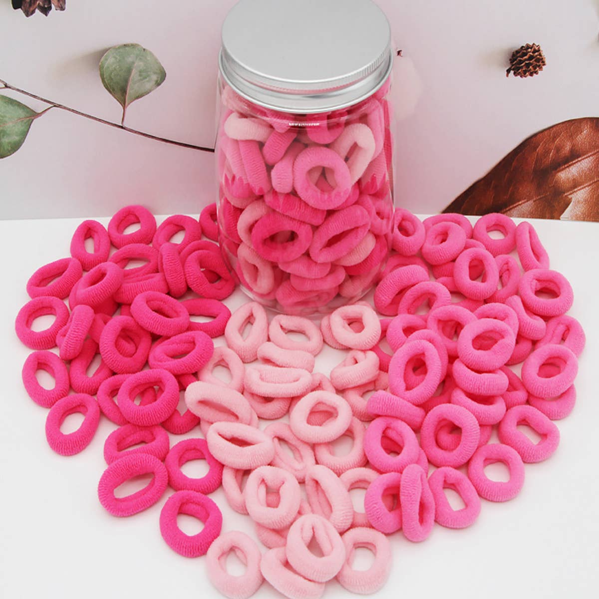 ACCITY - Wholesale Hair Tie - CHILDREN HIGH ELASTIC HAIR TIES(100PCS/BOX)_CWAHA05035
