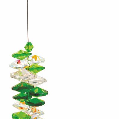 Austrian Crystal Suncatcher, Multi -faceted with Turtle Drop Feature for wholesale by Byzantium Collection Ltd