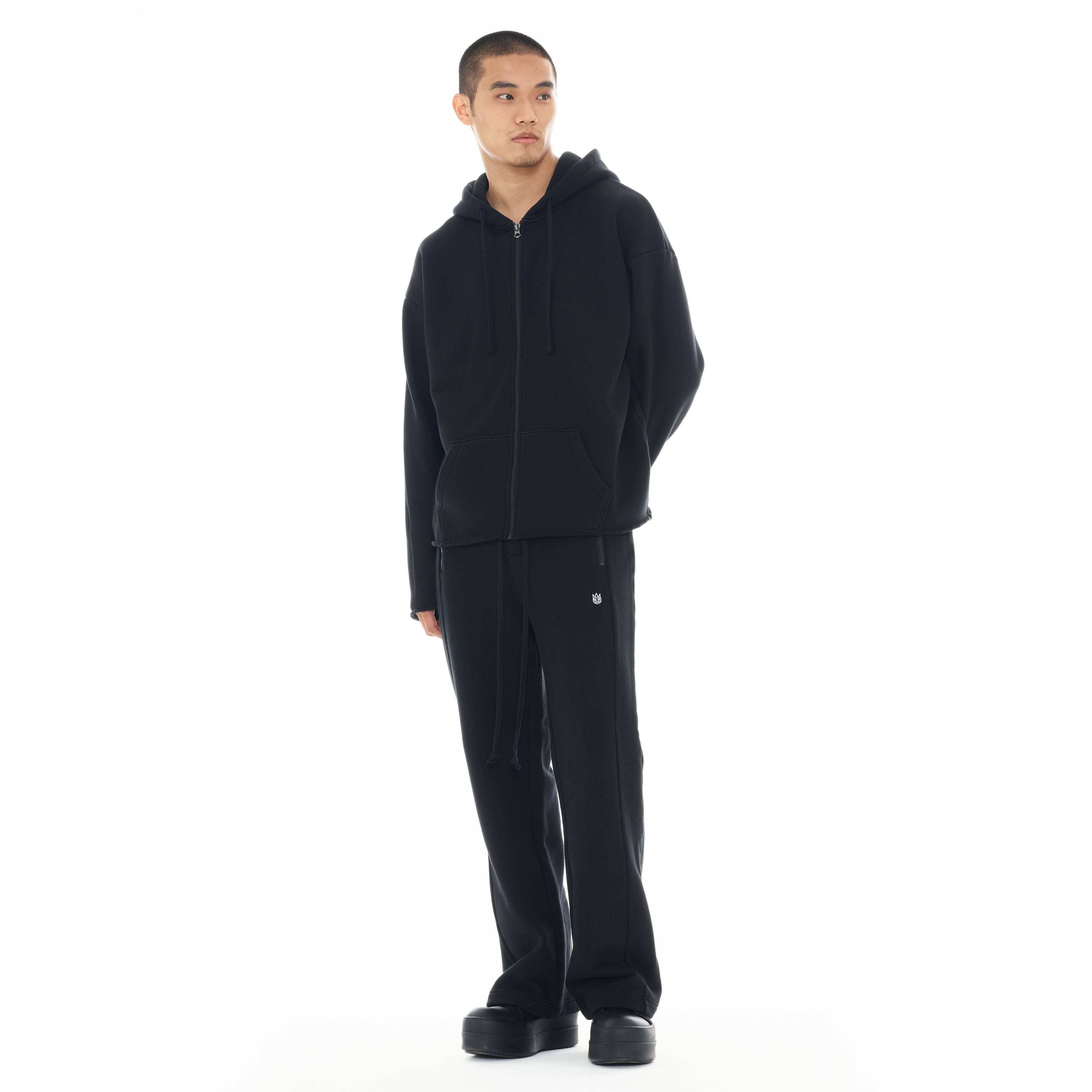 Cult's Zip Hooded Sweatshirt "Core" 620 Grams In Black for wholesale on Faire5