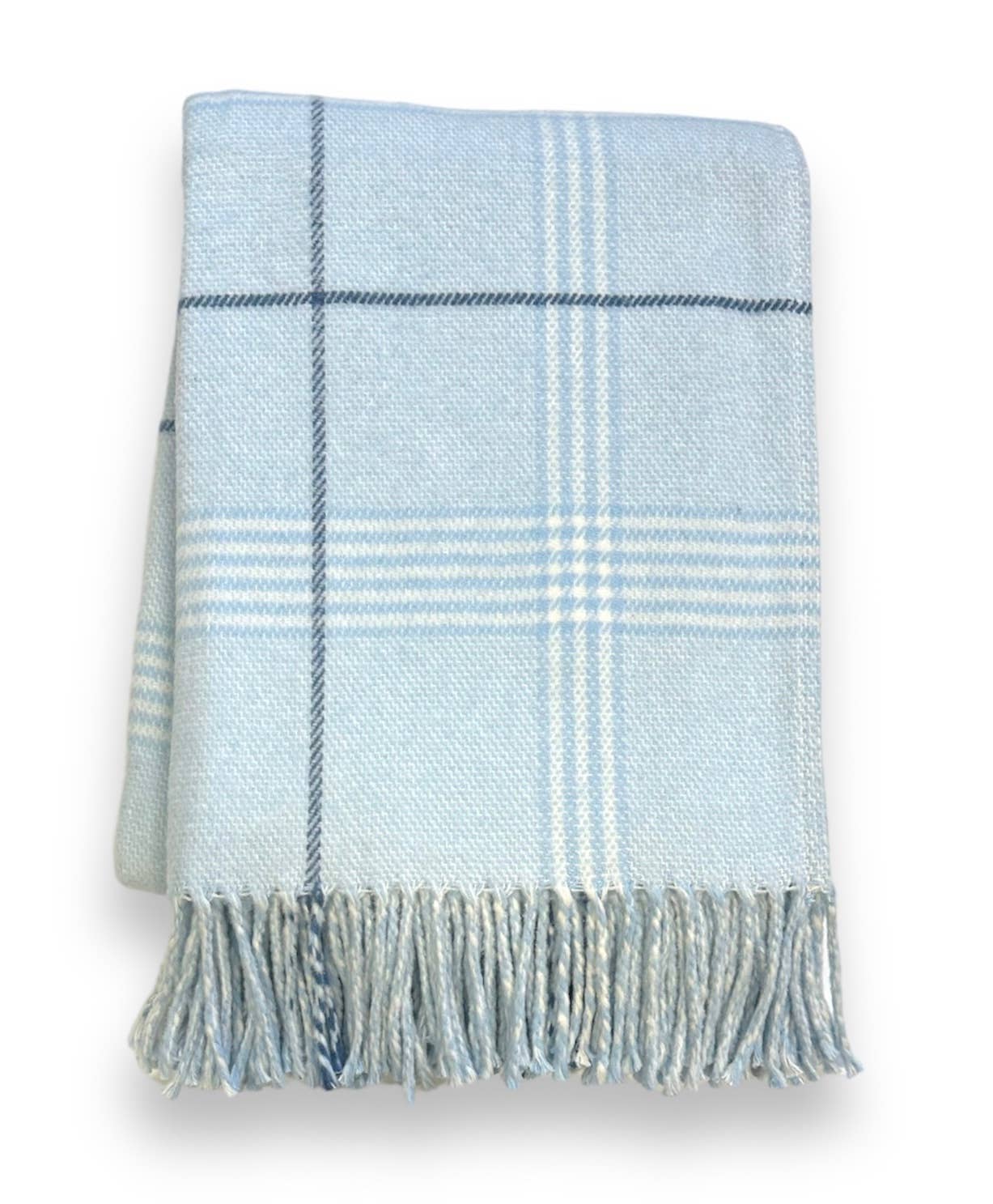 A Soft Idea - Wholesale Throw Blanket - 408 - Windowpane Plaid Throw5