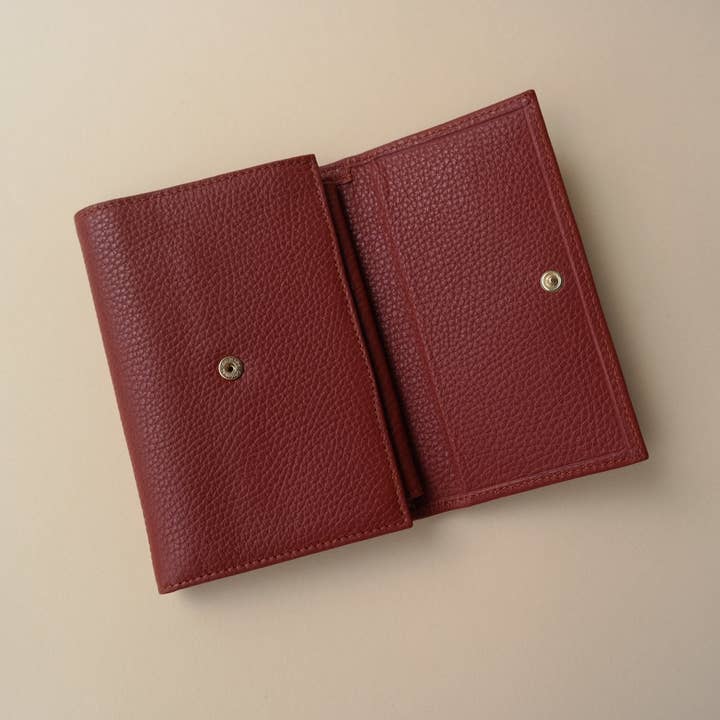 TIEFENBACHER LEHMANN - Wholesale Wallet - Women's - WALLET - burgundy/rust gold4