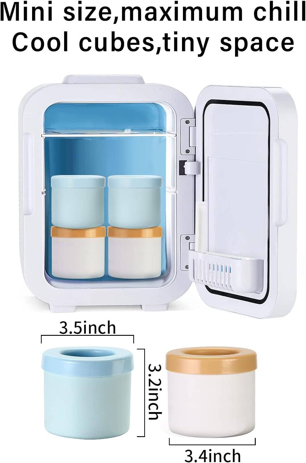 VIGOR – wholesale Ice tray/mould – Silicone Ice Bucket Cup Mold Round Cylinder Ice Cube Making4