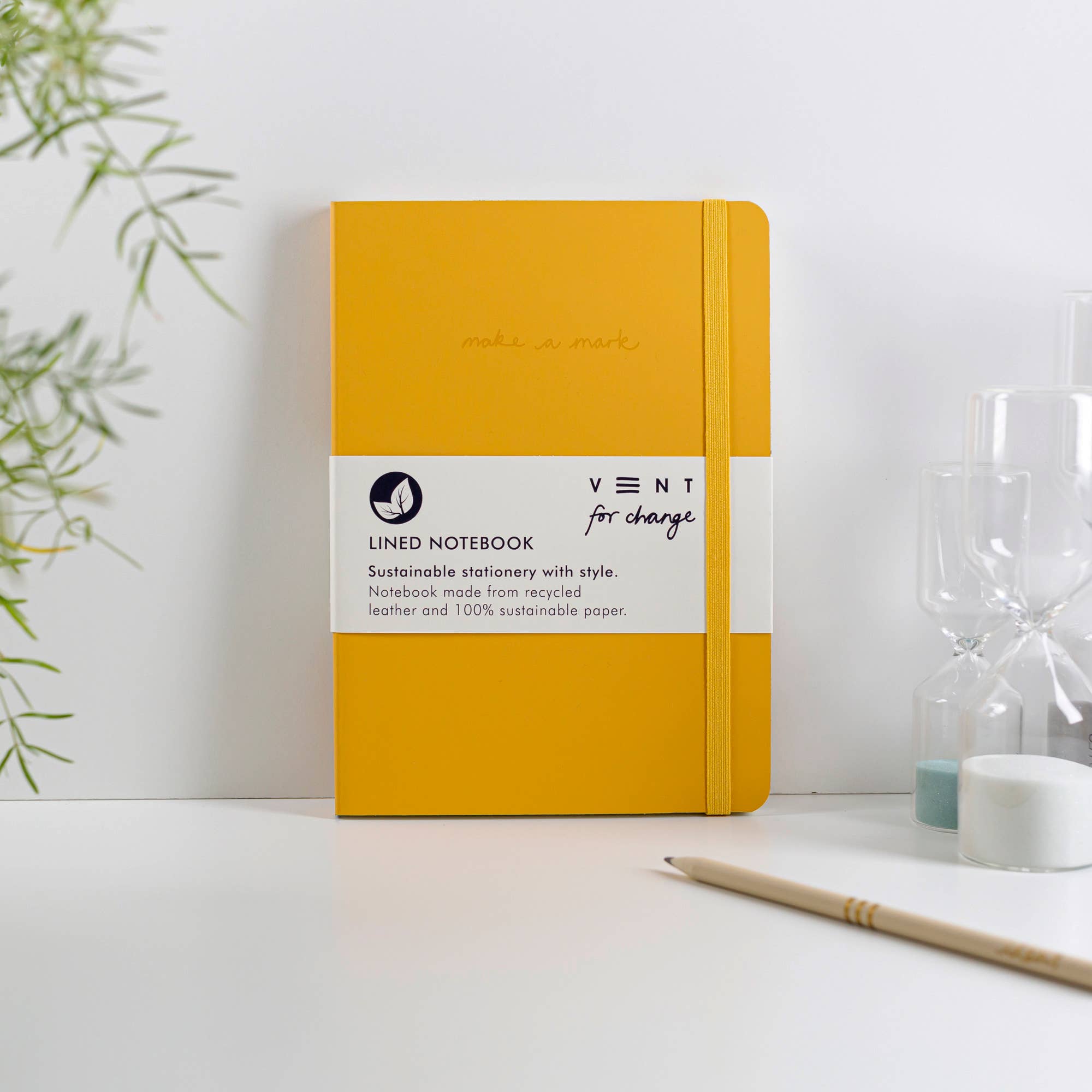 VENT for Change - Wholesale Notebook - Notebook A5 Make a Mark Starter Pack x 10: Recycled Leather3