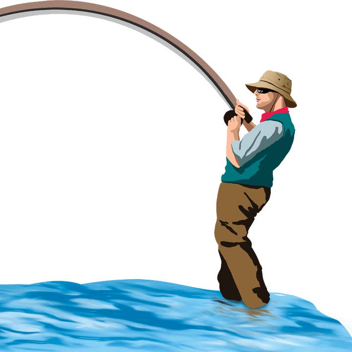 Pescatore a mosca maschio per la vendita all'ingrosso da parte di Boat N Co