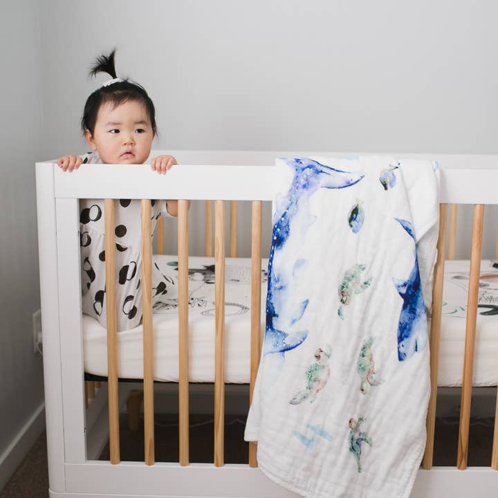 Easy Sunday Club - Wholesale Bedding Blanket - Kids & Baby - Ocean Animals and Numbers 1-10 Blanket3