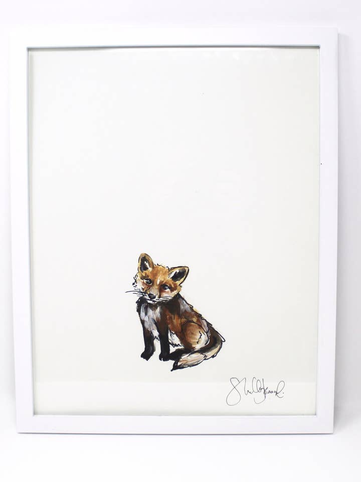 Impressão artística Baby Fox por atacado de Shelby Kregel Art and Design