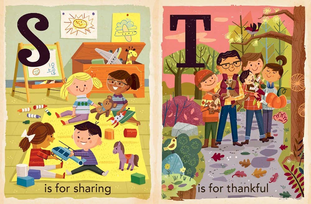 Gibbs Smith - Wholesale Baby & Toddler Book (0-2) - T is for Thankful:  Thanksgiving Alphabet board book3