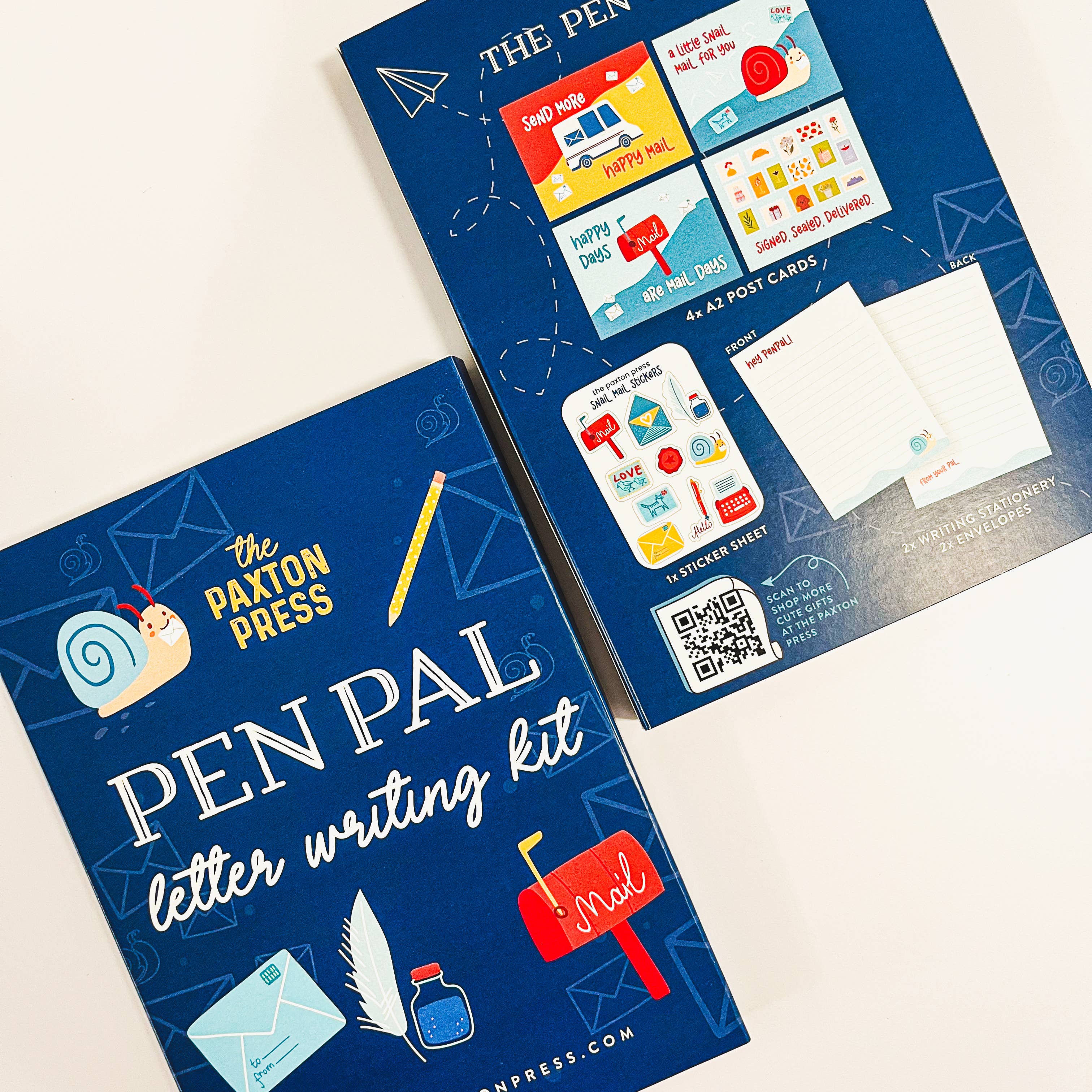 The Paxton Press – wholesale Stationery/notecard set – Pen Pal Snail Mail Letter Writing Kit2