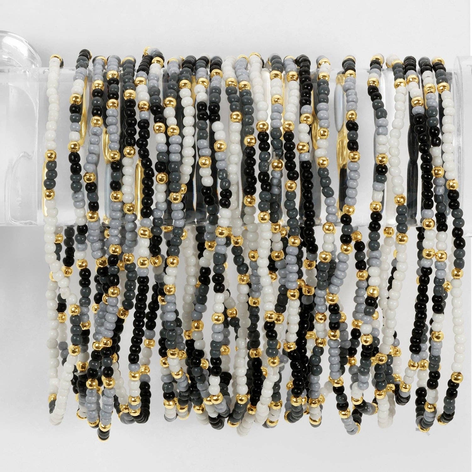 Splendid Iris - Wholesale Beaded Bracelet - Assorted 2mm Stretch Seed Bead Bracelets14