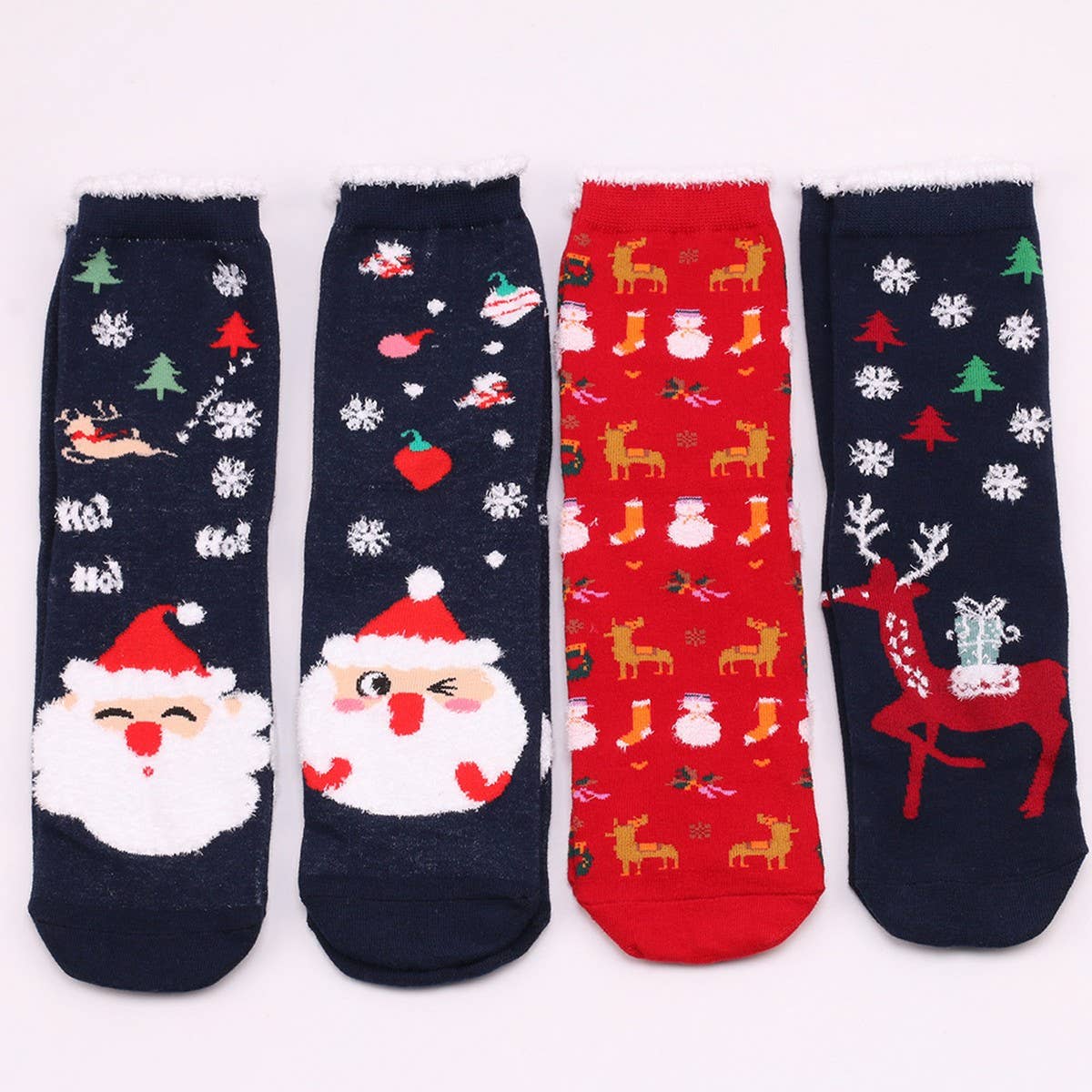 NINEXIS - Wholesale Socks - Women's - CWMS02687_CHRISTMAS WOMEN KNEE HIGH HOLIDAY SOCKS7