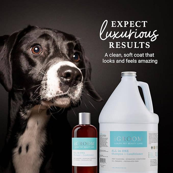 iGroom - Wholesale Pet Shampoo - Dog - All-In-One Shampoo + Conditioner 16oz3