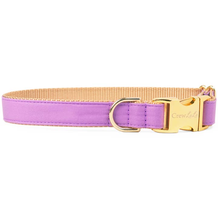 Wisteria Purple Dog Collar for wholesale by Crew LaLa
