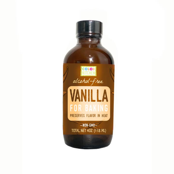 Natural Vanilla, Alcohol Free (4oz) For Baking | Sugar free for wholesale by ColorKitchen