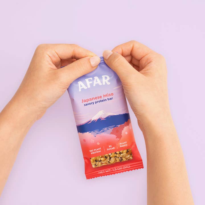 Afar Foods - Wholesale Snack Bar - Savory Protein Bar - Japanese Miso Flavor6