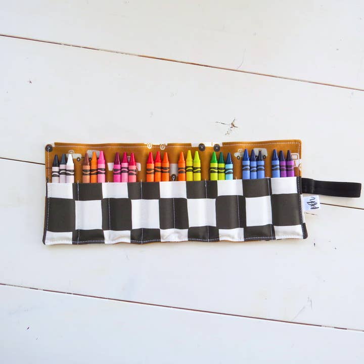 PaperFromHeaven - Wholesale Crayons - Kids & Baby - Car + Truck Crayon Holder - Boy Kids Toy • Coloring Roll Up
