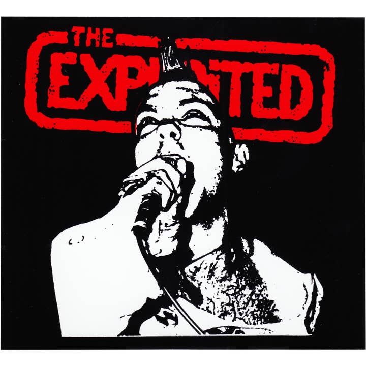 Square Deal Recordings & Supplies - Wholesale Sticker - Sticker - Exploited, The - Logo With Wattie Buchan Singing