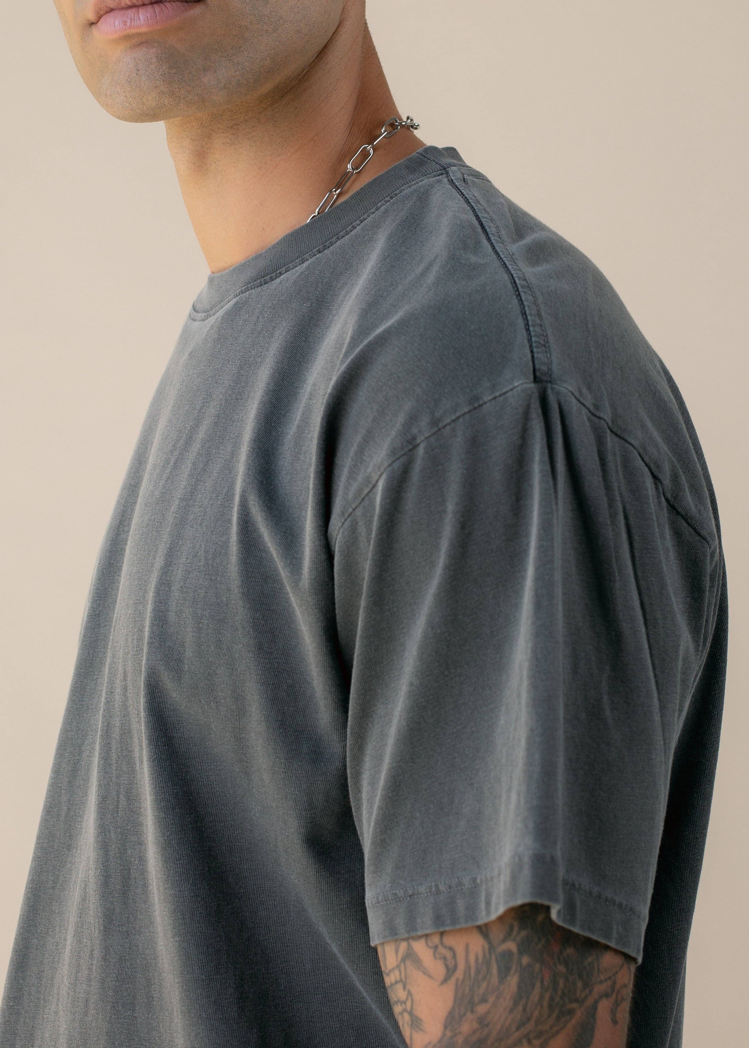 Vintage Sort Økologisk overdimensioneret T-shirt for engroshandel på Faire2