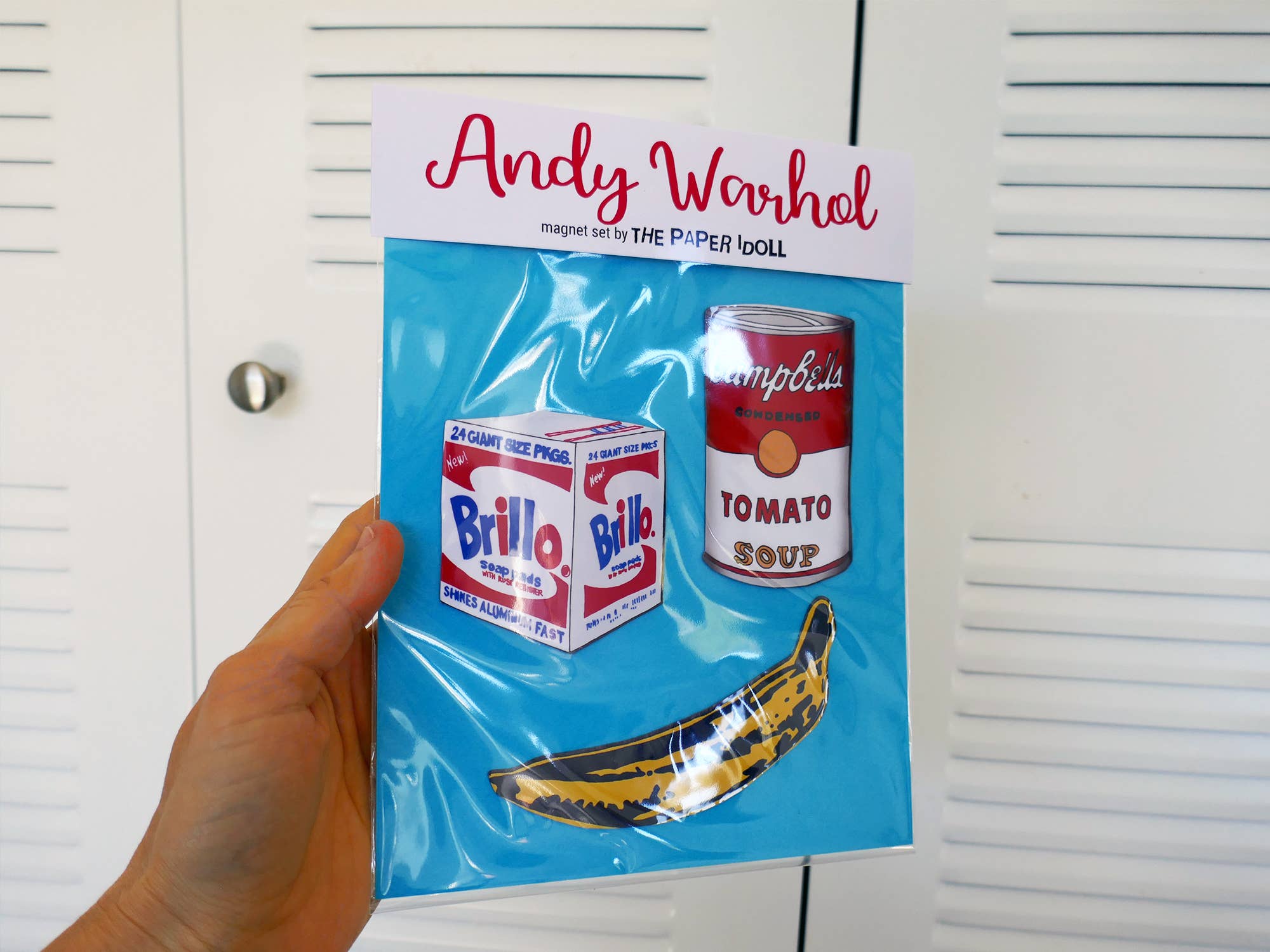 THE PAPER IDOLL - Vendita all'ingrosso Calamite - Set da 3 magneti artistici assortiti | Serie Artisti | Arte contemporanea8