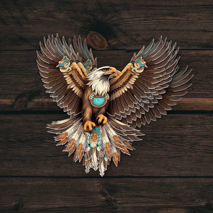 Tribal Sticker | Native Eagle Design | Vinyl Decal for wholesale by PiggyPrintStickers