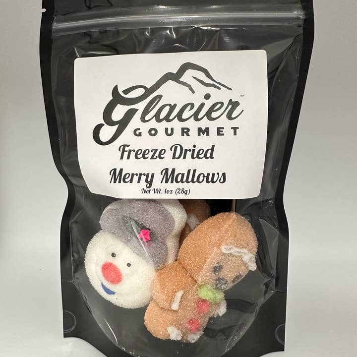 Glacier Gourmet - Wholesale Marshmallow - Vriesgedroogde Merry Mallows - Zak van 1 oz