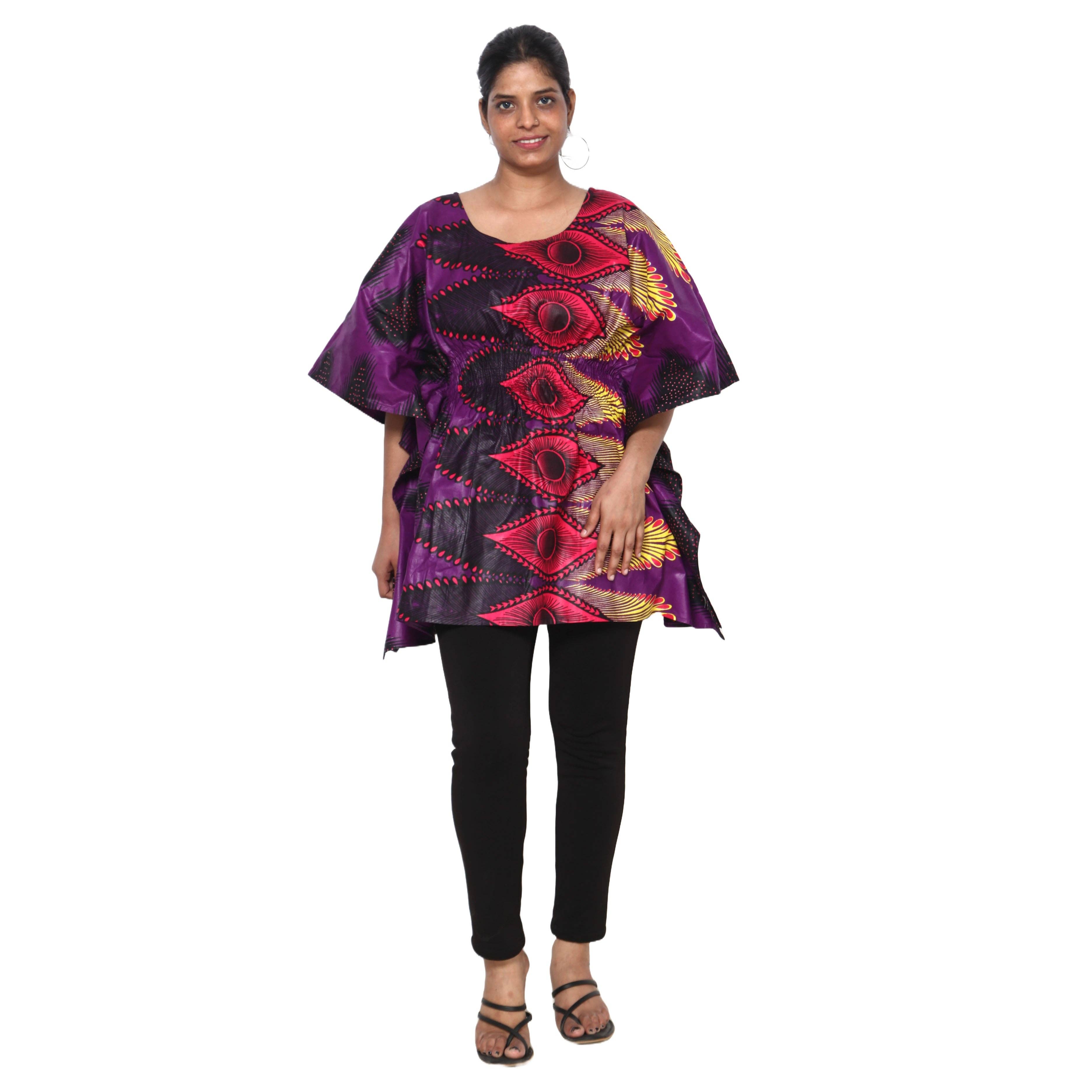 African Stars - Wholesale Kaftan - Women's - Women's Half Kaftan With Elastic Waist -- FI-P1445