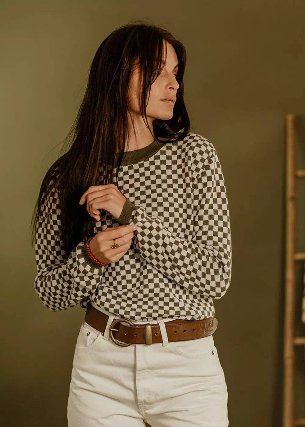 WILDUST - Wholesale Knit Sweater - Women's - JUMPER - KHAKI6