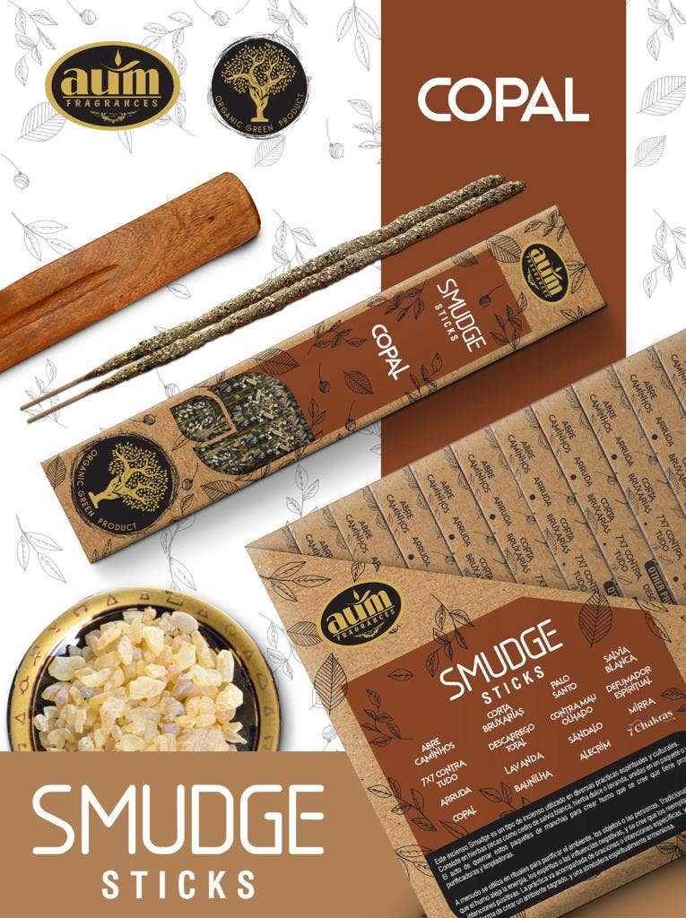 AUM Fragrances - Wholesale Smudge Stick - Aum Organic 25g Copal