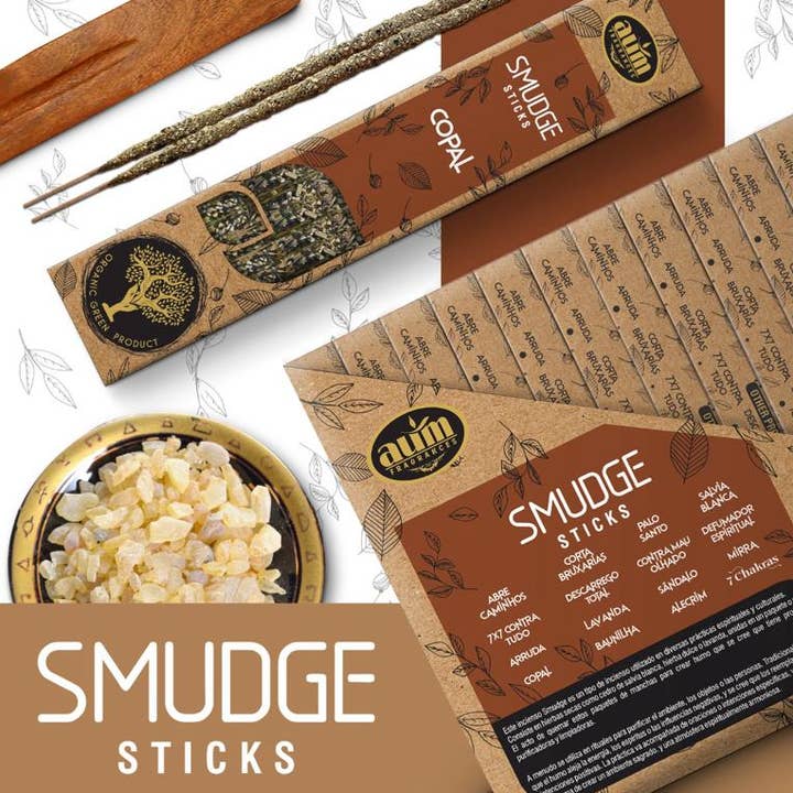 AUM Fragrances - Wholesale Smudge Stick - Aum Organic 25g Copal0