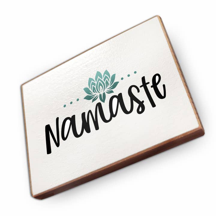 wammi - Wholesale Magnet - Fridge Magnet Made of Beech Wood - Namaste
