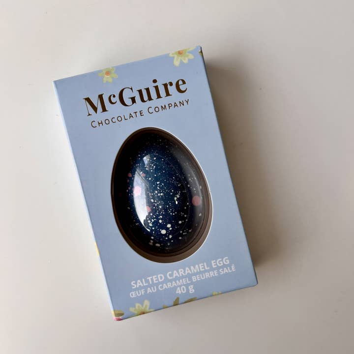 Salted Caramel Easter Egg for wholesale by McGuire Chocolate Company
