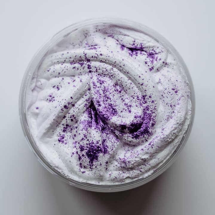 Fluffy Whipped Sugar Scrub - Lavender for wholesale by Belle Regime Skincare