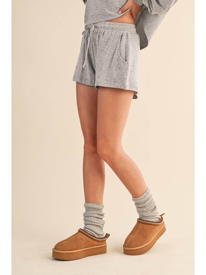 KIMBERLY C - Wholesale Lounge Shorts - Women's - Soft Brushed Hacci Shorts11