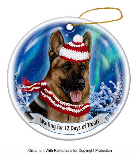 Pet Gifts USA, LLC – Großhandel Verzierung – Deutscher Schäferhund Sable Serie 5 Weihnachtsverzierung0