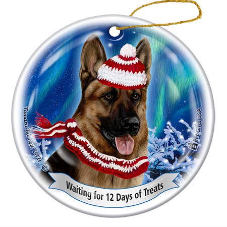 Pet Gifts USA, LLC – Großhandel Verzierung – Deutscher Schäferhund Sable Serie 5 Weihnachtsverzierung