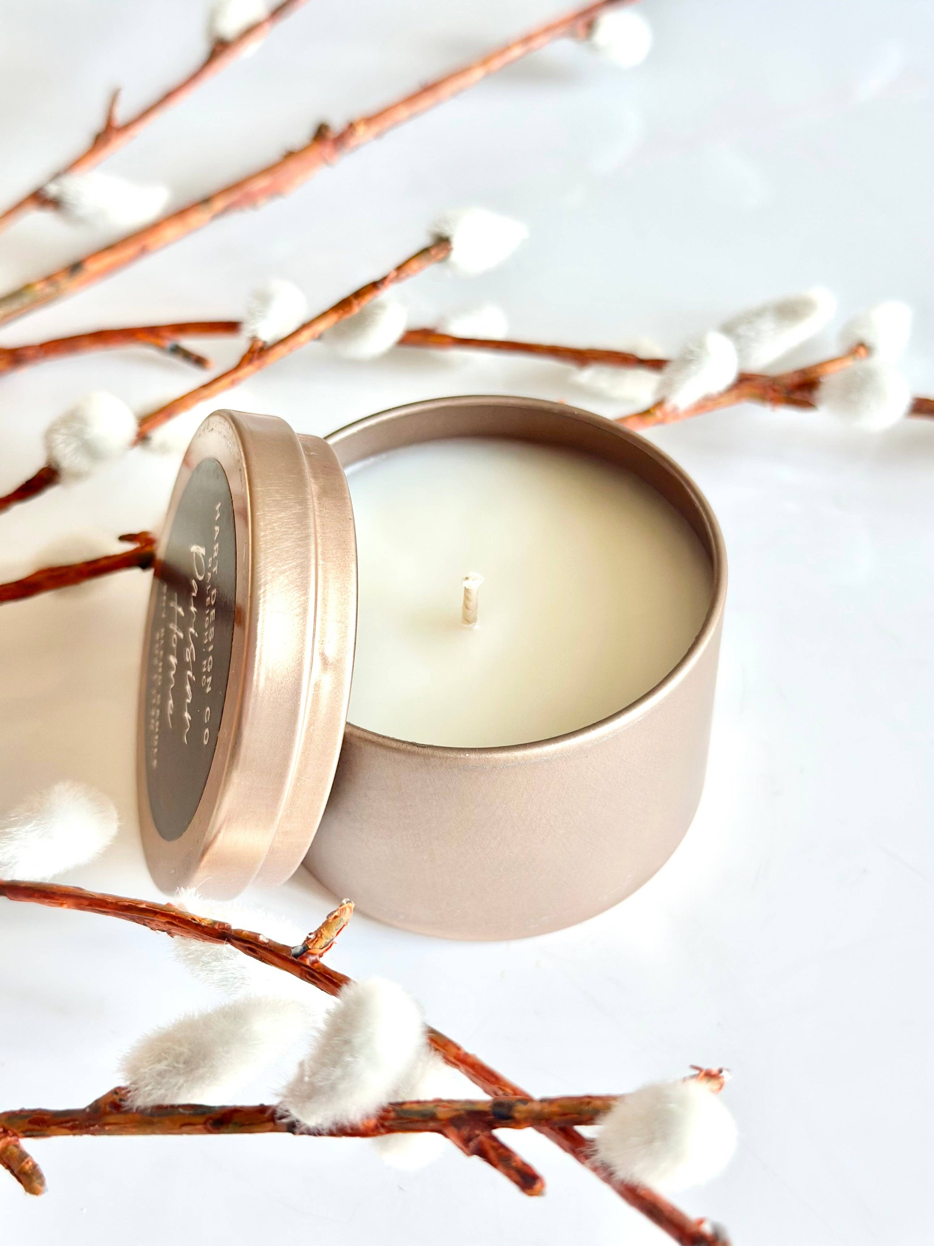 Hart Design Co - Wholesale Travel Candles - Coastal Blue Volcano Candle **2026 NEW RELEASE0