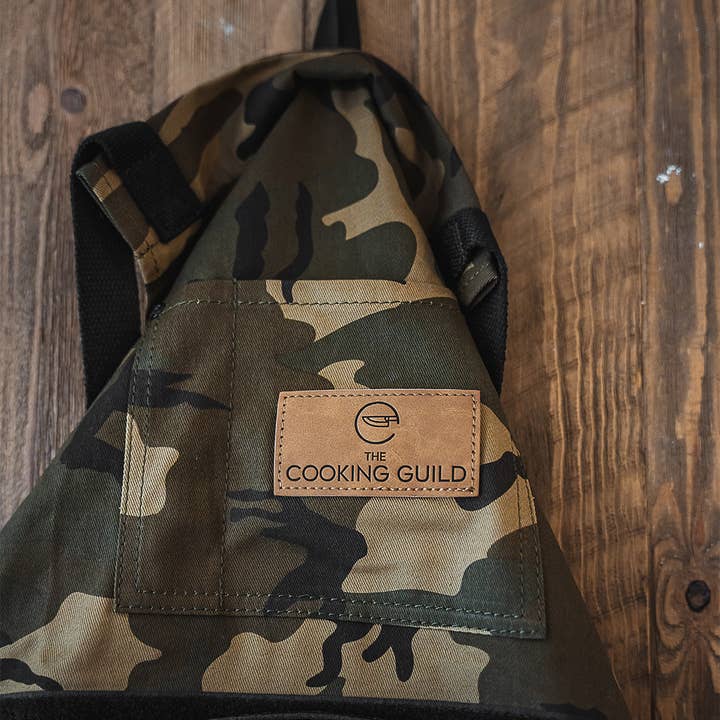 The Cooking Guild - Wholesale Apron - Camo Cotton BBQ Utility Apron