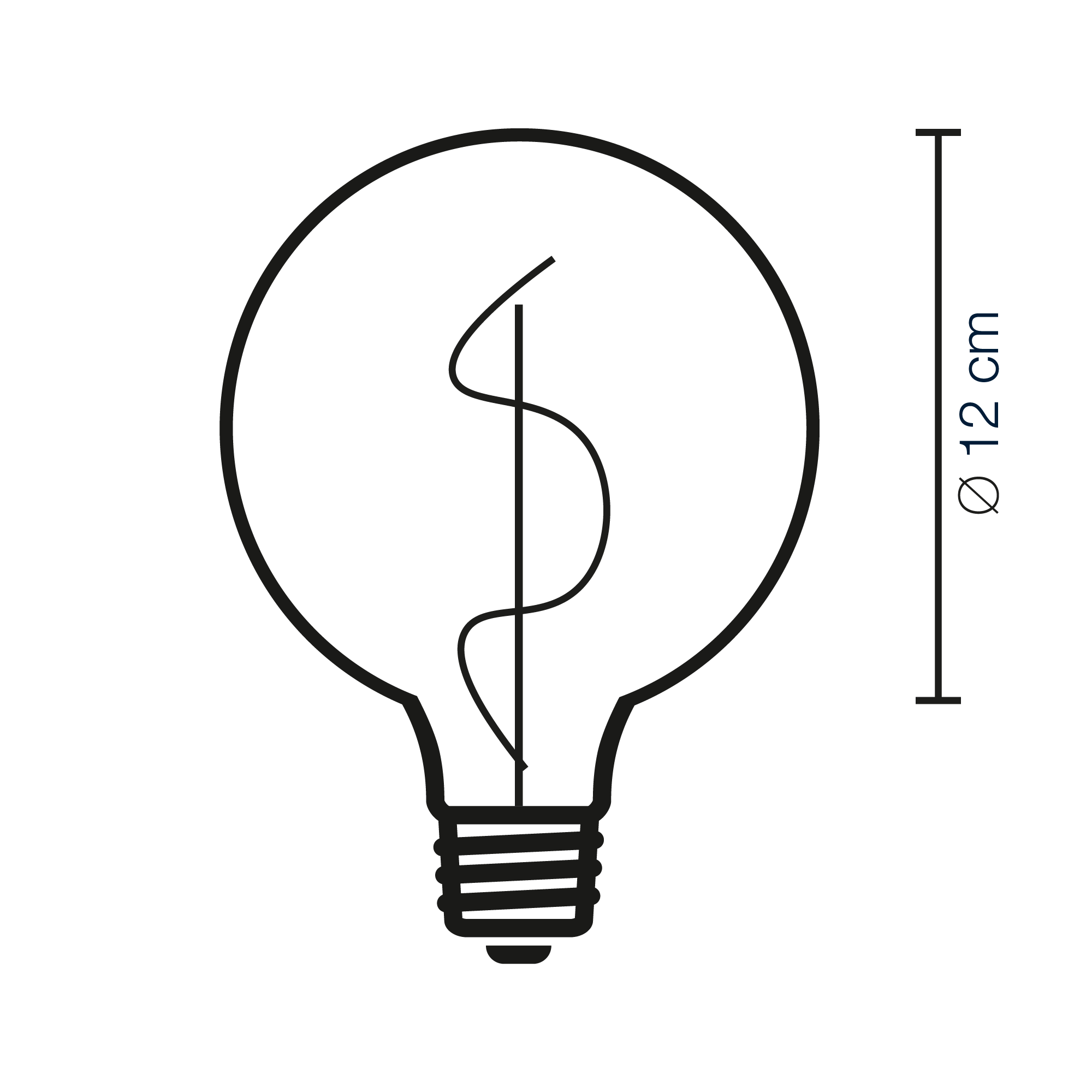 LightsOn - Vendita all'ingrosso Luce per esterni/da giardino - Lampadina DecoBulb XL vintage con cupola ramata resistente alle intemperie da 12 cm4