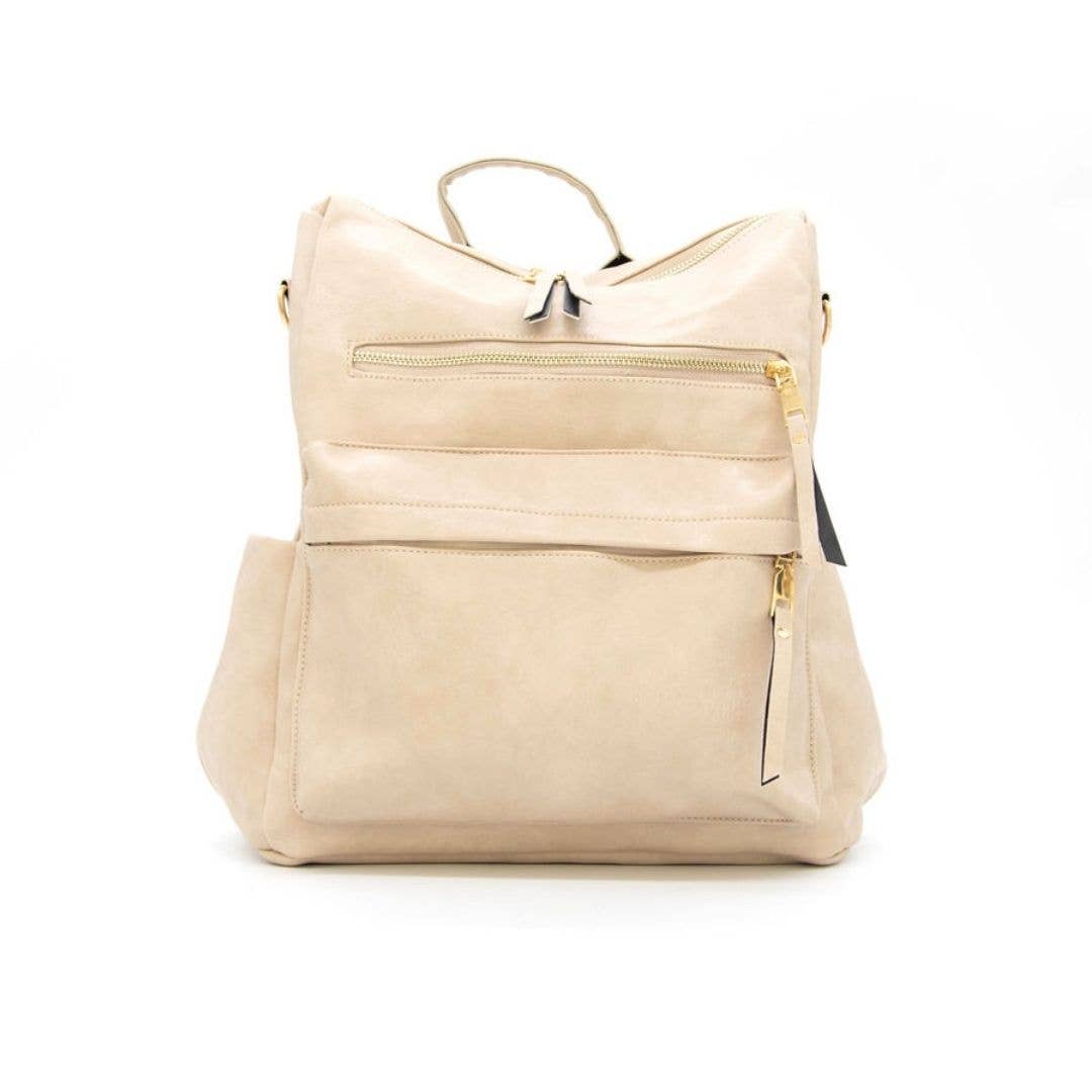 modern and chic - Wholesale Backpack - Women's - Brielle Convertible Backpack Shoulder Bag Carry All12