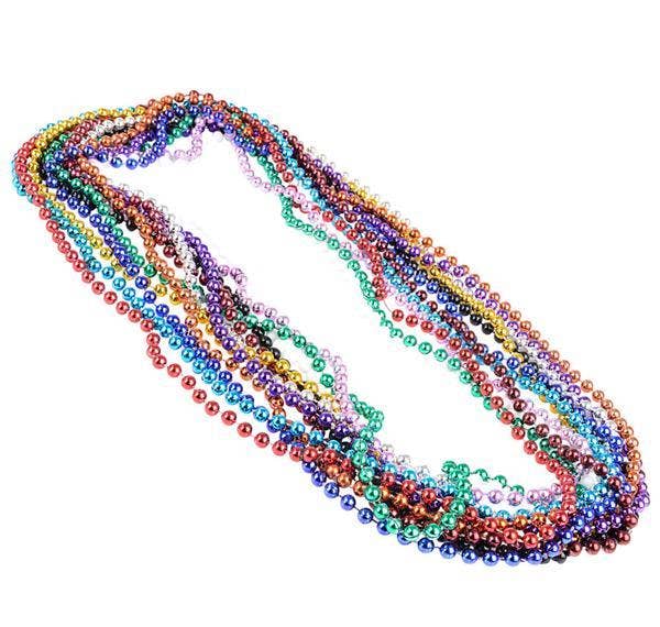 La Luna Bella - Toys - Wholesale Beaded/Pearl Necklace - 33" Bead Necklace Assortment (144pcs)  - LLB Toys1