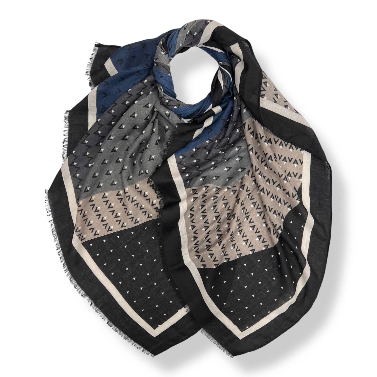 London Scarves - Vendita all'ingrosso Sciarpa - Donna - Sciarpa a motivo a V12