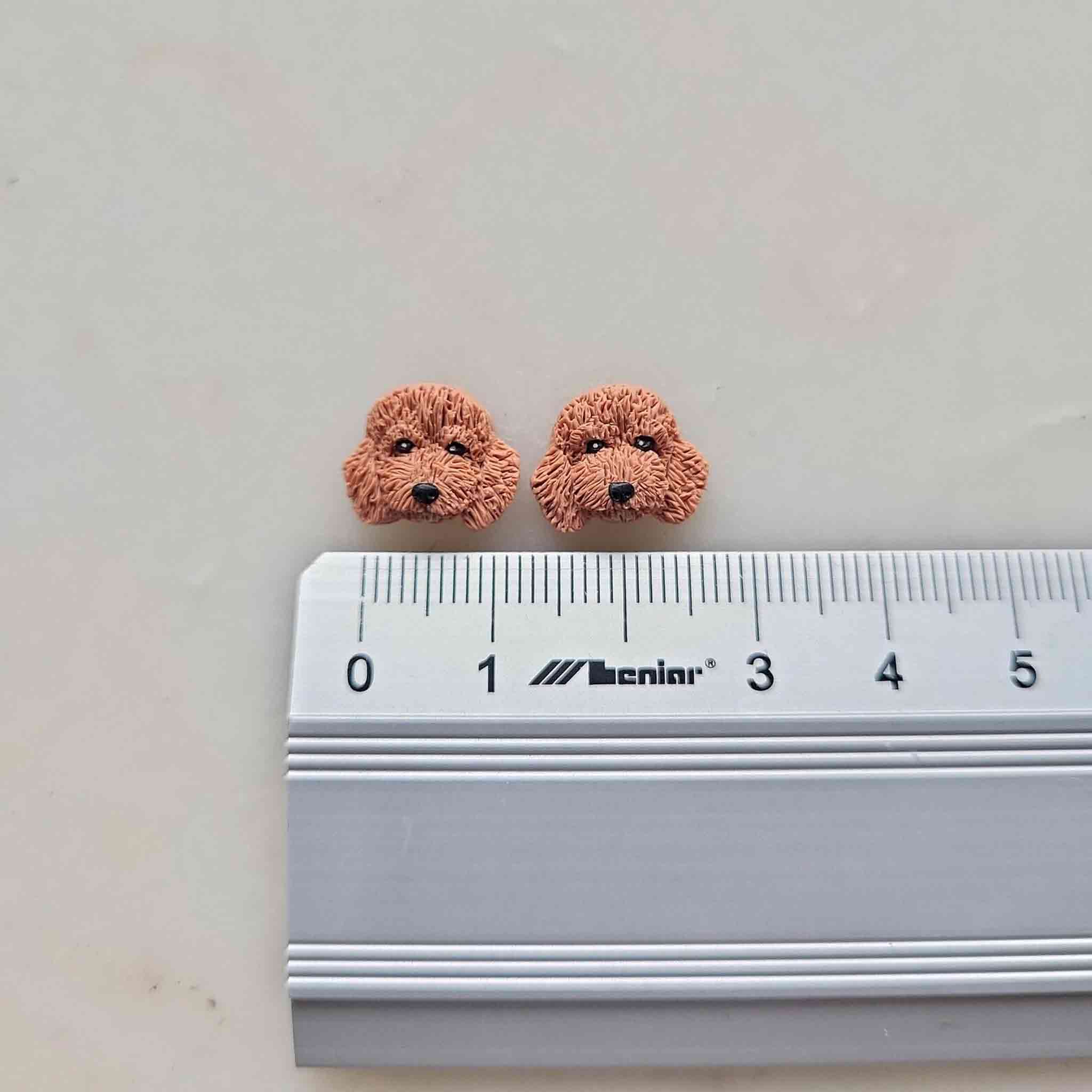 NoomCottageClay - Wholesale Stud/Post Earrings - Toy Poodle Stud Earrings | Cute Dog Jewelry2